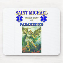 PATRON SAINT OF PARAMEDICS MOUSE PAD