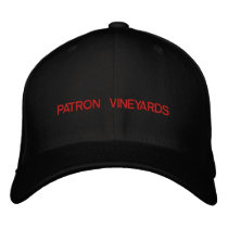 PATRON VINEYARDS EMBROIDERED BASEBALL CAP