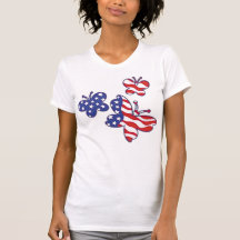Patrotic Butterfly, tank top