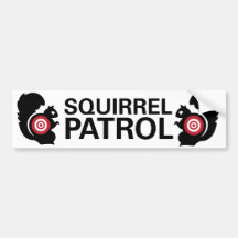 Patrouille d'écureuil autocollant pour voiture
