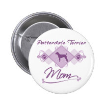 Patterdale Terrier Mom Buttons