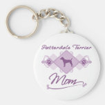Patterdale Terrier Mom Key Chains