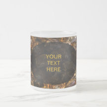 Pattern ART - Golden River Stones Mugs
