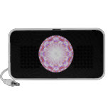 Pattern. Black, White, Red and Purple. iPhone Speakers