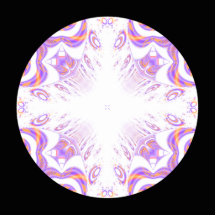 Pattern in Black, White, Orange and Purple. Photo Sculptures