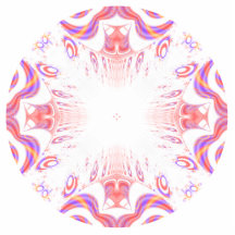 Pattern in Red, Orange and Purple. Photo Sculptures