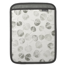 Pattern of Aspen Leaf Prints Sleeve For iPads