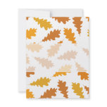 Pattern of Autumn Leaves. Custom Invitations