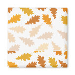 Pattern of Autumn Leaves. Refrigerator Magnets