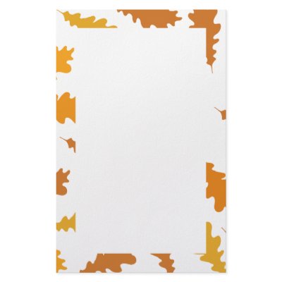Pattern of Autumn Leaves. Customized Stationery by Graphics_By_Metarla