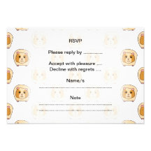 Pattern of Guinea Pigs. Personalized Invites