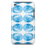 Pattern of Shells in Bright Blue. iPod Touch Cases