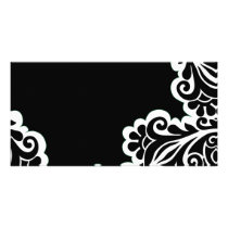 pattern custom photo card