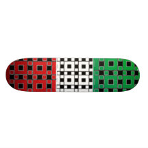 Pattern Squares Skateboard