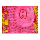 Patterned Pig Post Cards