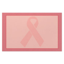Patterned Pink Ribbon Unlined