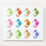 Patterned Seahorse Mousepads