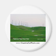 Patterson Pass Road California Products Fridge Magnets