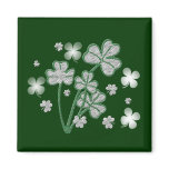 Pattys day shamrock magnets