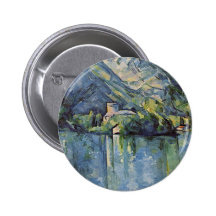 Paul Cézanne - Annecy Lake Buttons