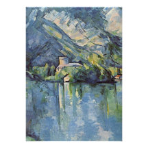 Paul Cézanne - Annecy Lake Personalized Announcement