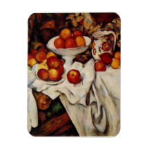 Paul Cezanne Fine Art Still Life, Skulls Gifts Vinyl Magnets