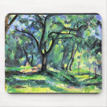Paul Cezanne - In the Woods Mousepads