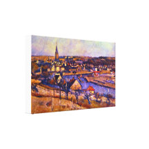 Paul Cezanne - Landscape of Ile de France Canvas Print