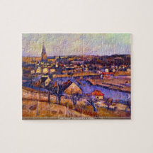 Paul Cezanne - Landscape of Ile de France puzzle