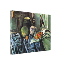 Paul Cezanne - Still Life with Eggplant Canvas Prints
