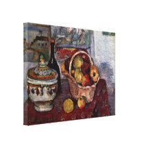 Paul Cezanne - Still life with soup tureen Gallery Wrap Canvas
