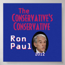 PAUL Conservatives POSTER Print