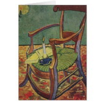Paul Gauguin's Armchair - Vincent Van Gogh Greeting Cards