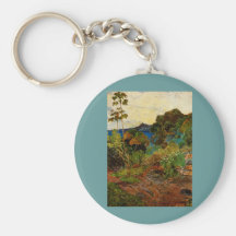Paul Gauguin's Martinique Landscape (1887) Keychain