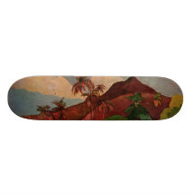 Paul Gauguin's Tahitian Landscape (1893) Custom Skate Board