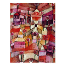 Paul Klee - roseraie Cartes Postales
