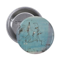 Paul Klee Twittering Machine Button