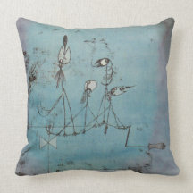 Paul Klee Twittering Machine Pillow