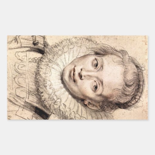 Paul Rubens - Portrait of the artists daughter Cla Sticker