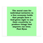 paul ryan quote post card