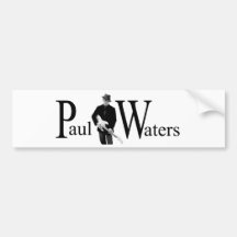 Paul Waters Bumper Sticker