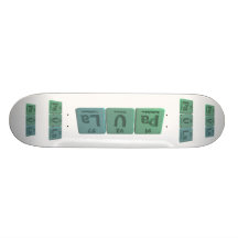 Paula as Protactinium Skate Board Decks