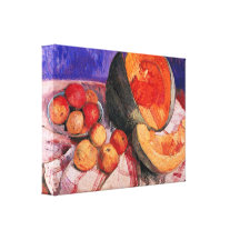 Paula Modersohn-Becker - Still life with melon Canvas Print