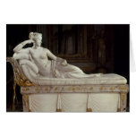Pauline Bonaparte  as Venus Triumphant, c.1805-08 Greeting Card