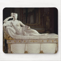 Pauline Bonaparte  as Venus Triumphant, c.1805-08 Mousepads