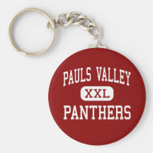 Pauls Valley - Panthers - High - Pauls Valley Key Chains