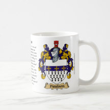Paulson, the Origin, the Meaning and the Crest Coffee Mug