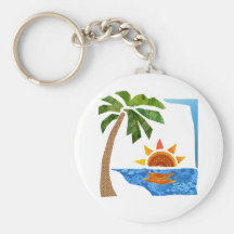 Paume, Sun et mer Porte-clé