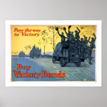 Pave The Way To Victory (white) Posters