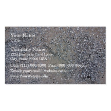 Pavement covered in sand business card template